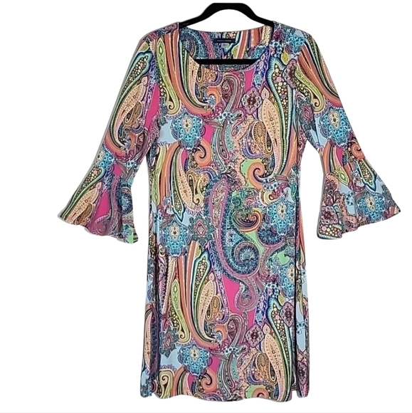 Tommy Hilfiger Dresses & Skirts - Tommy Hilfiger Paisley Midi Dress Size 10